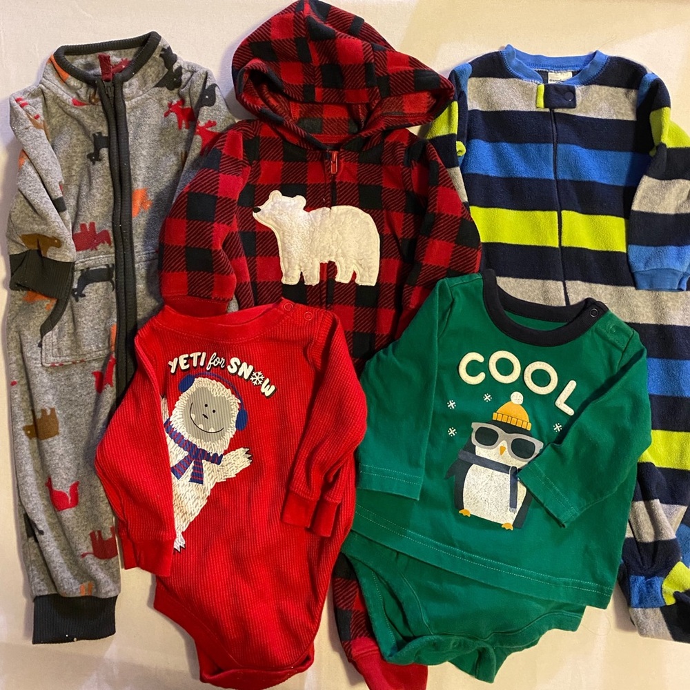 Baby Boy’s Winter Bundle 3-6m , & 6m